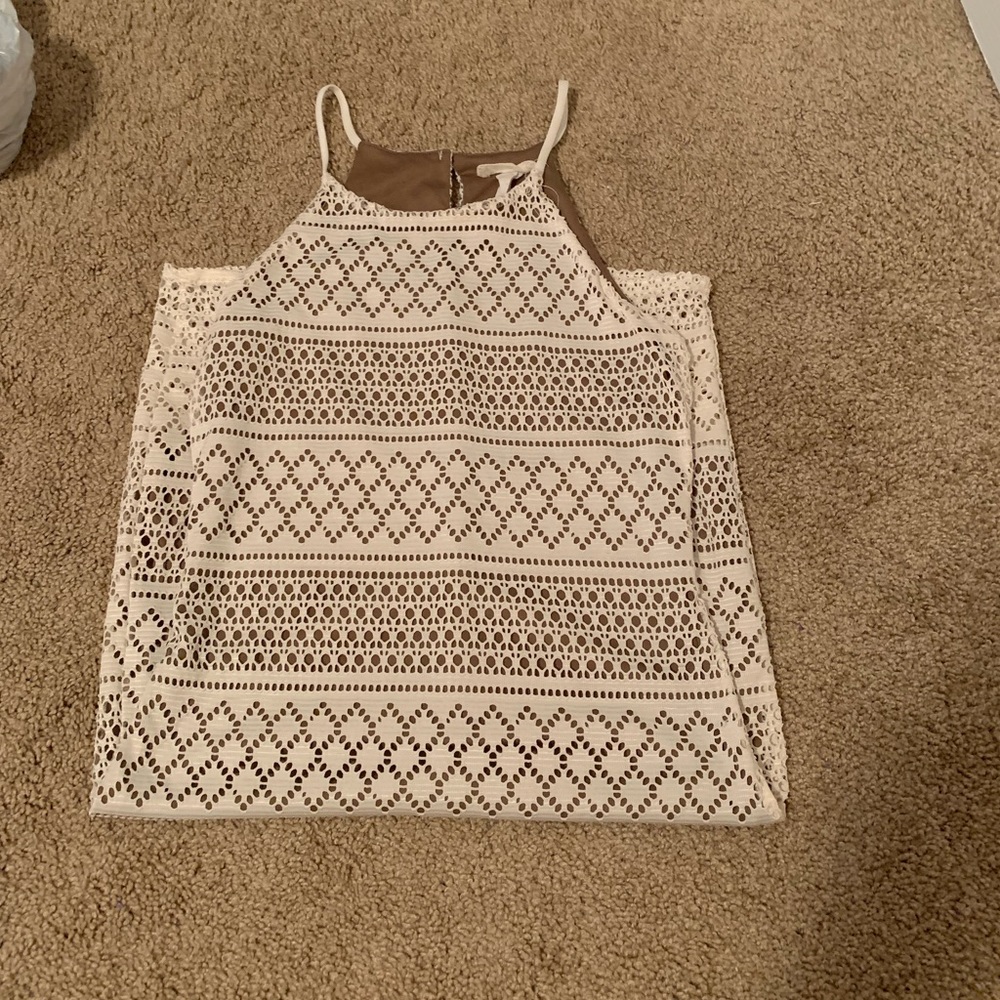 3/$10🌸 Poetry Off-White Dress (sz Small)